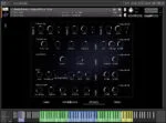 Tangent Drum showing deconstructed layers, microphone positions (overhead, macro, internal), and stereo mixing interface