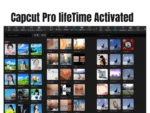 CapCut Pro user interface showing unlimited AI credits dashboard and monthly credit allocation features
