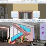 SketchUp Pro 2025 compatible with Windows 10 11 supporting DWG DXF STL formats