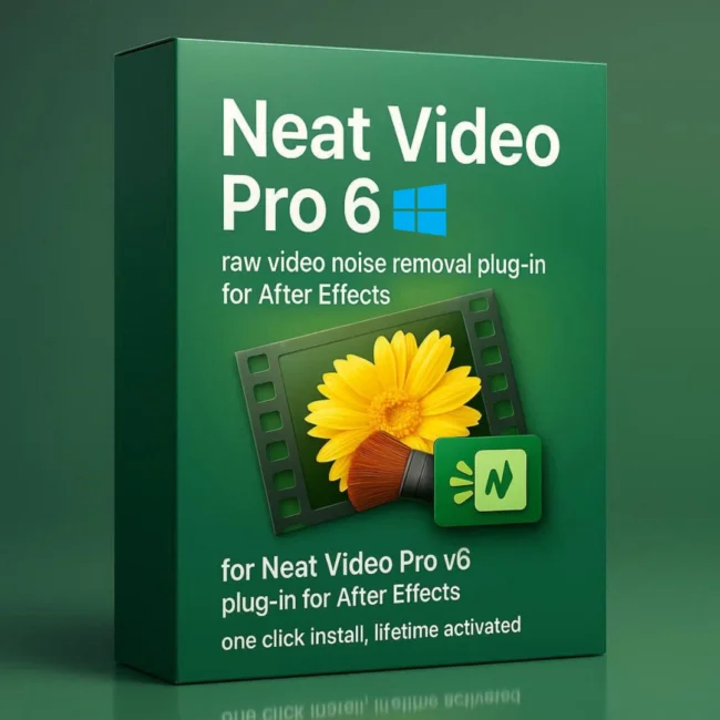 Neat Video Pro 6 for After Effects lifetime licence video noise removal Sofryx