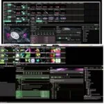 Resolume Arena projection mapping interface with surface warping and mask tools