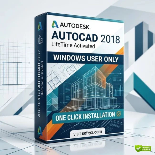 AutoCAD 2018 cad software interface showing 2D drafting and 3D modeling workspace with ribbon toolbar for professional design